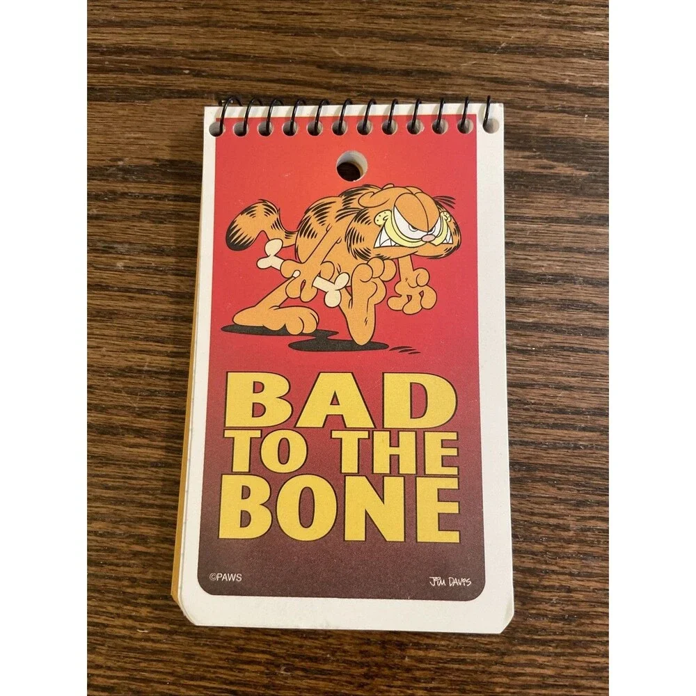 Mead Garfield Bad To The Bone Note Memo Pads - New 60 Sheets